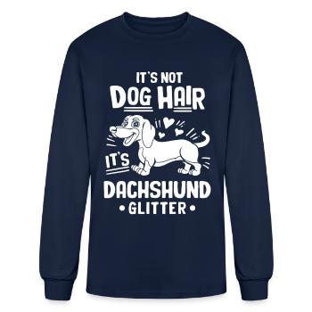 Dachshund Gift Dixie Wiener Doxie Dackel - Men's Long Sleeve T-Shirt - navy - Front