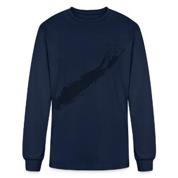 Long Island New York - Men's Long Sleeve T-Shirt - navy - Front