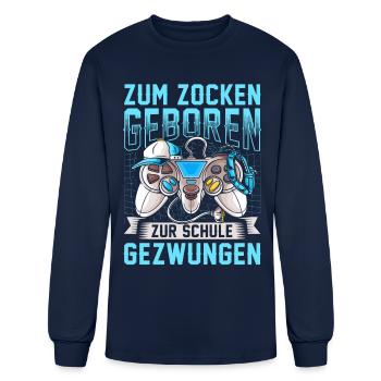 Gaming - Men's Long Sleeve T-Shirt - navy - Front