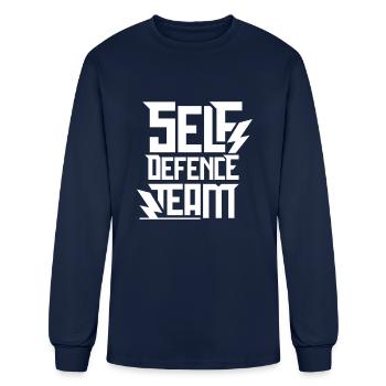 Team Self Defence Self Defense Course School - Men's Long Sleeve T-Shirt - navy - Front