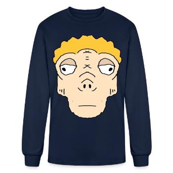 alex the human - Men's Long Sleeve T-Shirt - navy - Front