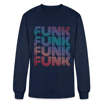 Funk Music - Men's Long Sleeve T-Shirt - navy - Front