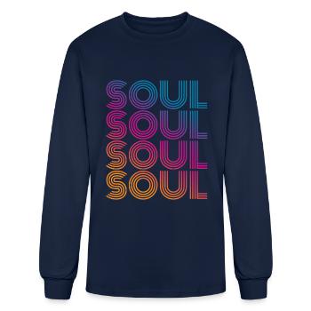Soul - Men's Long Sleeve T-Shirt - navy - Front