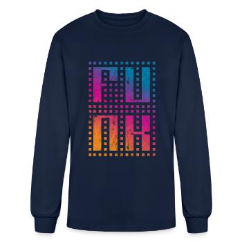 Funk Music - Men's Long Sleeve T-Shirt - navy - Front
