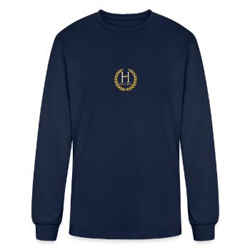 sport - Men's Long Sleeve T-Shirt - navy - Front