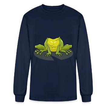Fog Outfit Costume Girl Boy Kids - Men's Long Sleeve T-Shirt - navy - Front