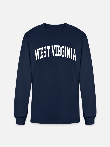 West Virginia - Men's Long Sleeve T-Shirt - navy