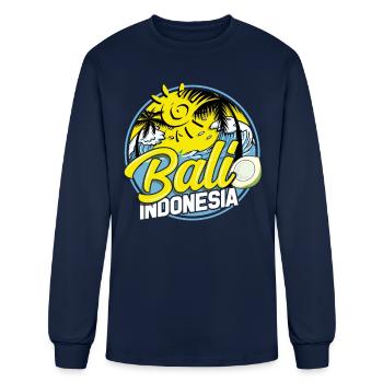 Bali - Men's Long Sleeve T-Shirt - navy - Front