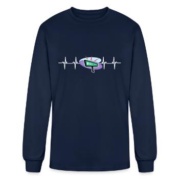 NY Stock Exchange Bull - Men's Long Sleeve T-Shirt - navy - Front
