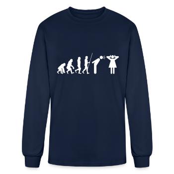 Sarcastic Quote - Did you forget that I dont need - Men's Long Sleeve T-Shirt - navy - Front