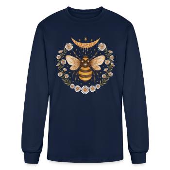 Honey moon - Men's Long Sleeve T-Shirt - navy - Front