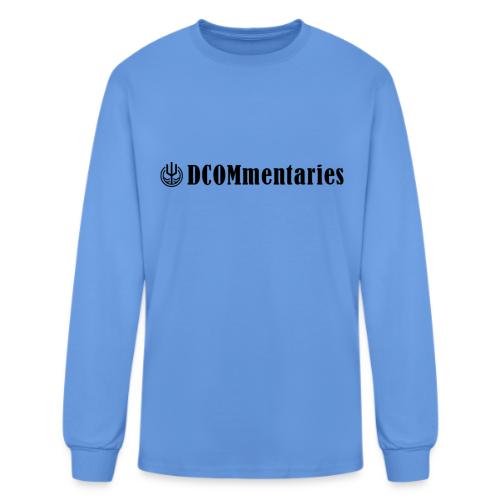 DCOMmentaries Podcast Logo - Men's Long Sleeve T-Shirt