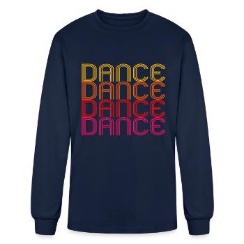 DANCE - Men's Long Sleeve T-Shirt - navy - Front