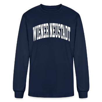 Wiener Neustadt - Men's Long Sleeve T-Shirt - navy - Front