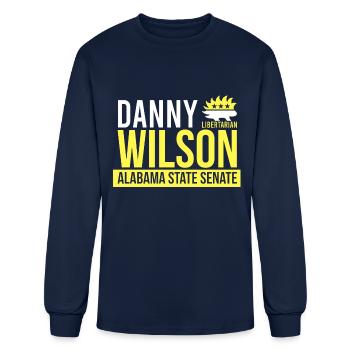 Danny Wilson for Alabama State Senate - Men's Long Sleeve T-Shirt - navy - Front