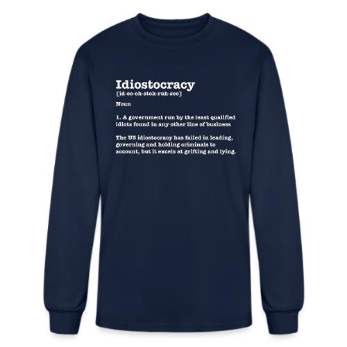 Definition - Idiostocracy - Men's Long Sleeve T-Shirt