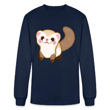 ferrets - Men's Long Sleeve T-Shirt - navy - Front
