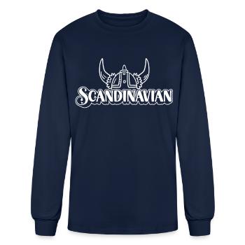 Scandinavian Scandinavia Nordic Scandinavic Roots - Men's Long Sleeve T-Shirt - navy - Front