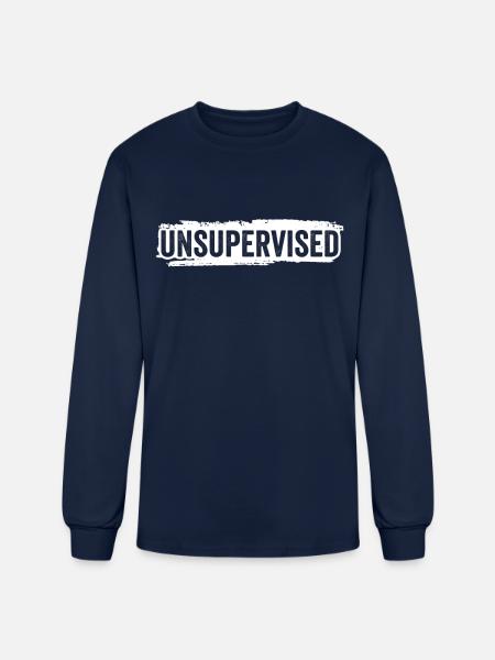 Unsupervised Sarcastic Sayings Sarcasm - Men's Long Sleeve T-Shirt - navy