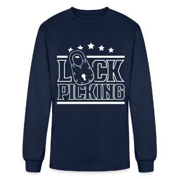 Lock Picking Picker Locks Pick - Men's Long Sleeve T-Shirt - navy - Front