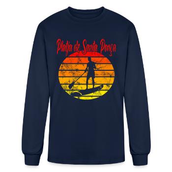 Platja de Santa Ponça - Men's Long Sleeve T-Shirt - navy - Front