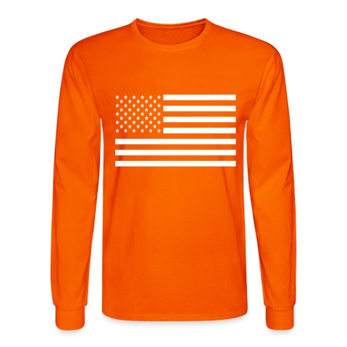 USA American Flag - Men's Long Sleeve T-Shirt