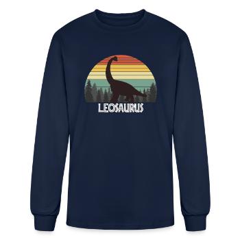 LEOSAURUS LEO SAURUS LEO DINOSAUR - Men's Long Sleeve T-Shirt - navy - Front