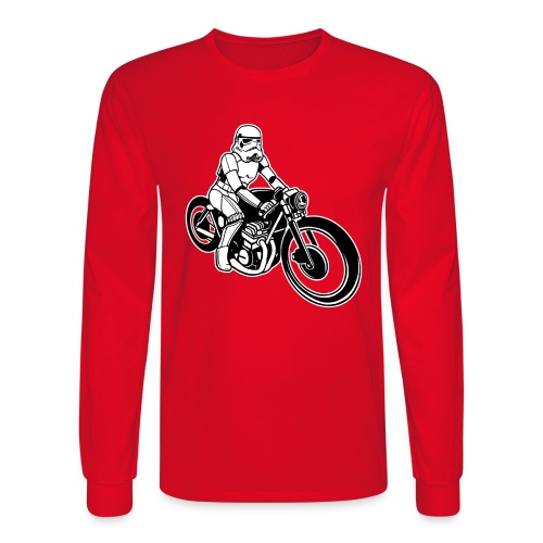 Stormtrooper Motorcycle - Men's Long Sleeve T-Shirt