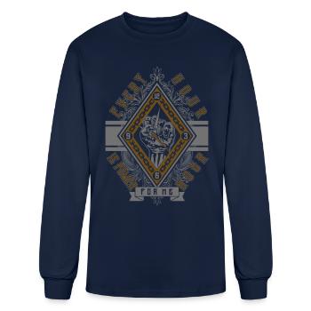 every hour is power hour for me - Men's Long Sleeve T-Shirt - navy - Front