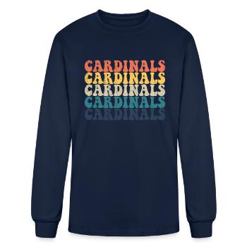Cardinals High School Cardinals Sports Cardinalsvi - Men's Long Sleeve T-Shirt - navy - Front