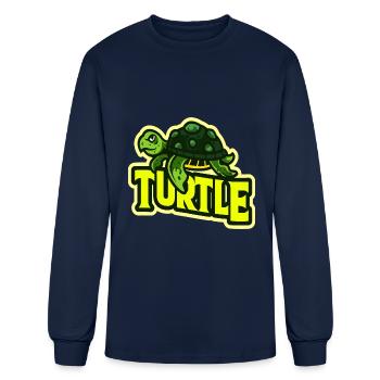 TURTLE - Men's Long Sleeve T-Shirt - navy - Front
