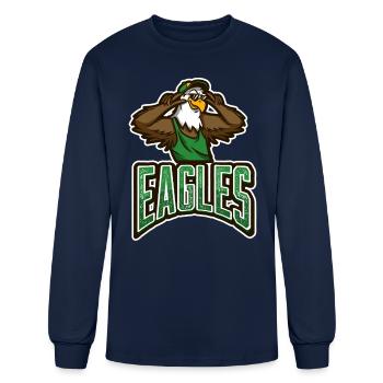 Eagles - Men's Long Sleeve T-Shirt - navy - Front