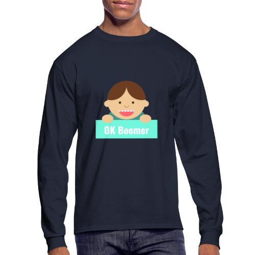 OK Boomer Design 2 - Men's Long Sleeve T-Shirt