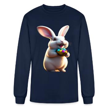 Easter Bunny - Men's Long Sleeve T-Shirt - navy - Front