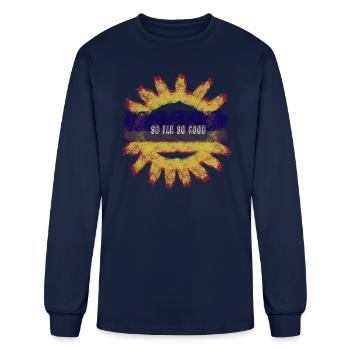 SO FAR SO GOOD - Men's Long Sleeve T-Shirt - navy - Front