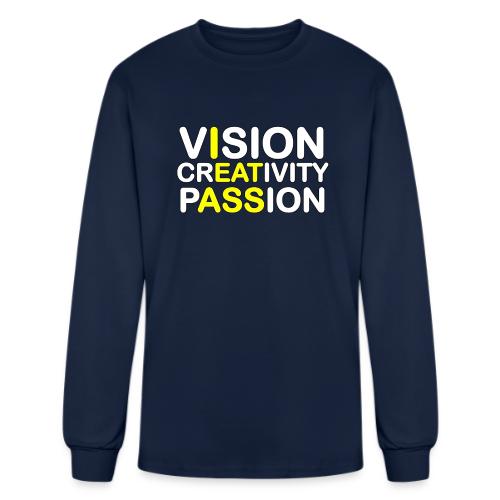 Vision, Creativity, Passion - Men's Long Sleeve T-Shirt