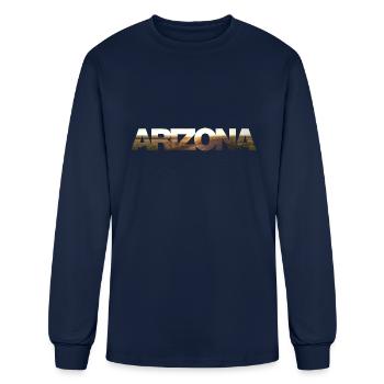 Arizona - Men's Long Sleeve T-Shirt - navy - Front