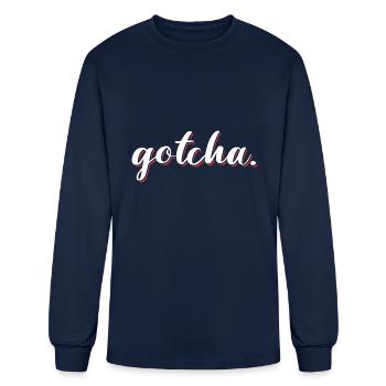 Gotcha Adoption Day - Men's Long Sleeve T-Shirt - navy - Front