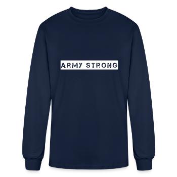Armée - Armée forte - T-shirt à manches longues Homme - marine - Devant