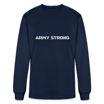 Armée - Armée forte - T-shirt à manches longues Homme - marine - Devant