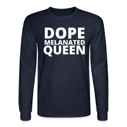 Dope Melanted Queen - Men's Long Sleeve T-Shirt