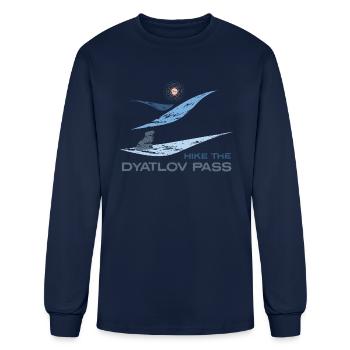 Dyatlov Pass Tourist - Men's Long Sleeve T-Shirt - navy - Front