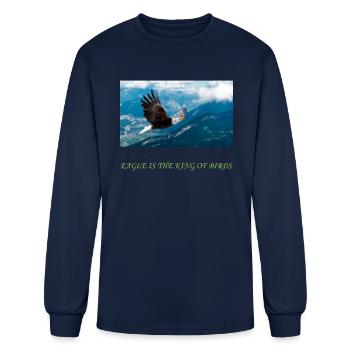 EAGLE - Men's Long Sleeve T-Shirt - navy - Front