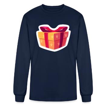 Christmas Surprise - Men's Long Sleeve T-Shirt - navy - Front