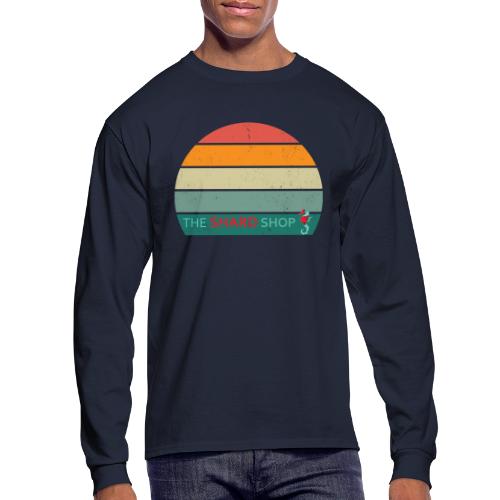 minimalist retro design - Men's Long Sleeve T-Shirt