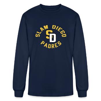 Slam Diego Padres San Diego Fernando Tatis - Men's Long Sleeve T-Shirt - navy - Front
