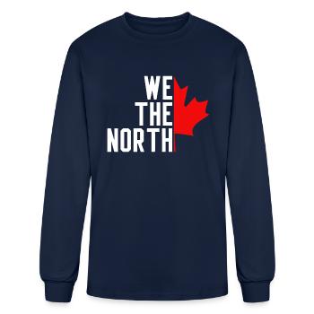 We The North - Men's Long Sleeve T-Shirt - navy - Front