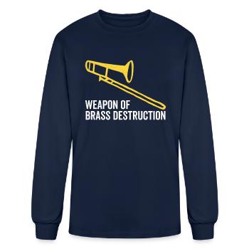 Weapon of Brass Destruction - Men's Long Sleeve T-Shirt - navy - Front
