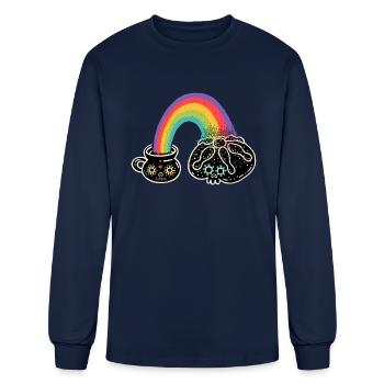 Pan De Muerto - Men's Long Sleeve T-Shirt - navy - Front