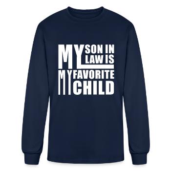 My Son In Law Is My Favorite Child - Men's Long Sleeve T-Shirt - navy - Front